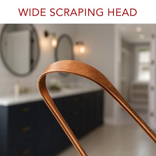 Image of Tongue Scraper • 100% Copper (2 Pack) Premium Tongue Cleaner • Improve Oral Health • Ayurvedic Cleaning Tool