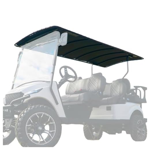 Large Topsail Canvas Golf Cart Sun Canopy