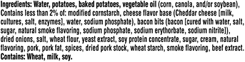 Campbell's Chunky Soup, Baked Potato With Cheddar And Bacon Bits Soup, 18.8 Oz Can #TOP4