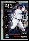2025 Bowman Scouts' Top 100#BTP-41 Dalton Rushing Los Angeles Dodgers MLB Baseball Trading Card