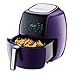 GoWISE USA 5.8-Quart Programmable 8-in-1 Air Fryer XL + Recipe Book (Plum)