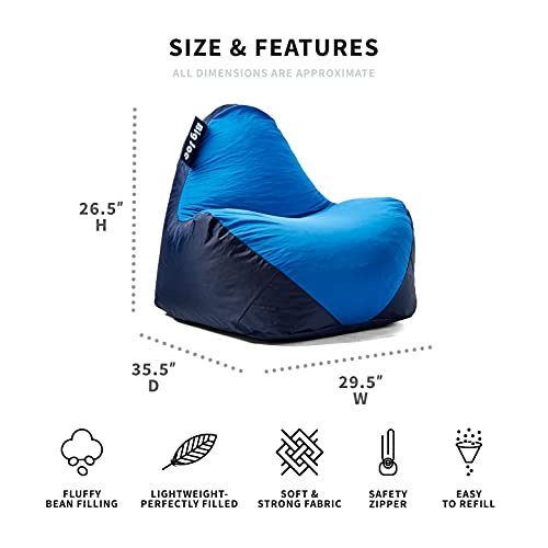 Big Joe Warp Sitzsack, Marineblau / Blau – Bild 6