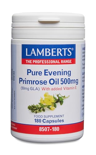 Lamberts Aceite de Primula Puro 500mg - 180 Cápsulas