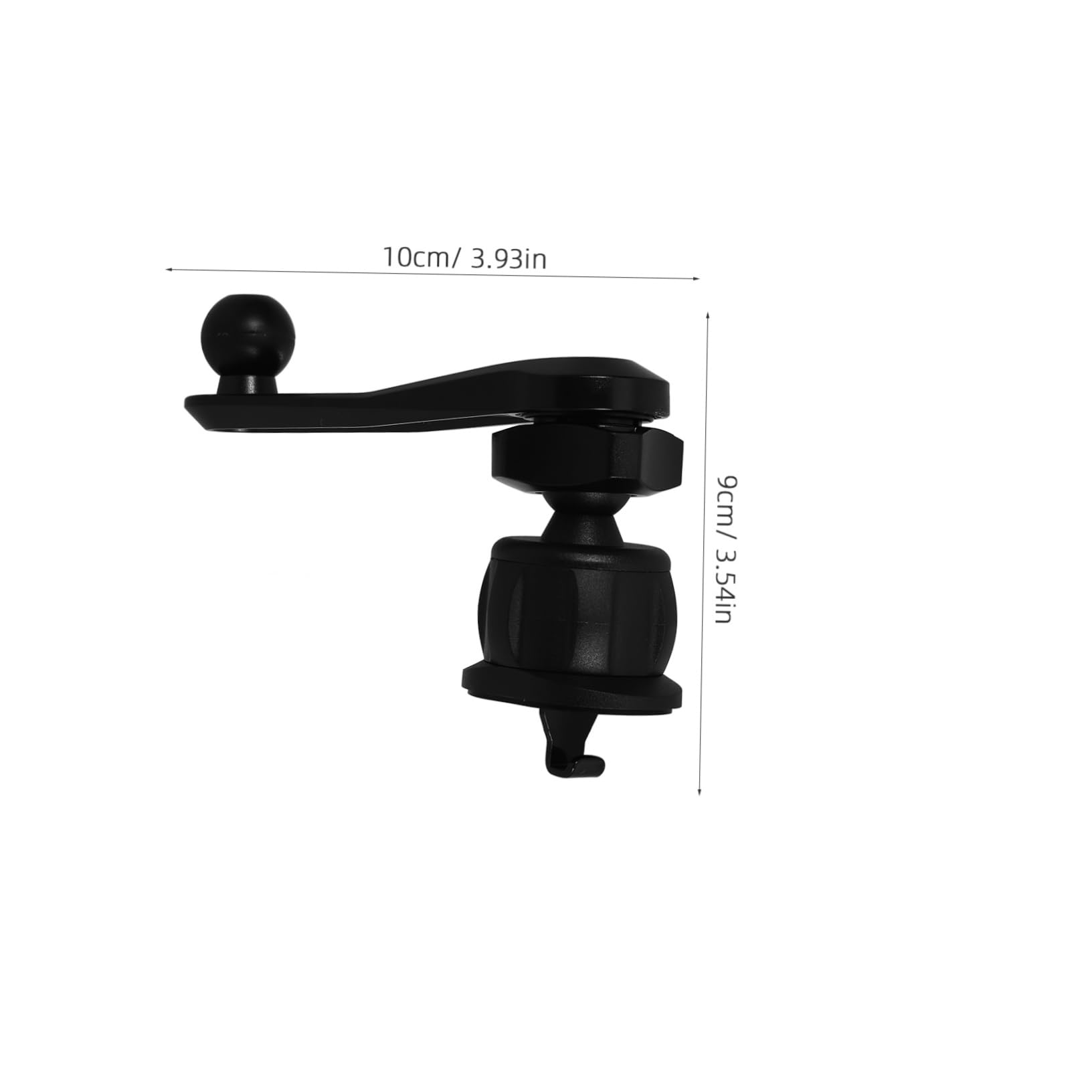 Gatuida 4pezzi Supporto Per Telefono Da Auto Con Braccio Estensibile Rotante Design Semplice e Pratico Per Ventilazione Nero Compatibile Con Tutti Modelli Di Smartphone