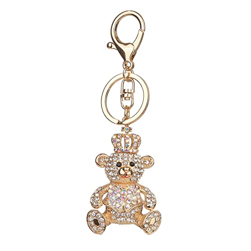 Porte-clés animal en cristal pour retrouver facilement vos clés dans votre sac