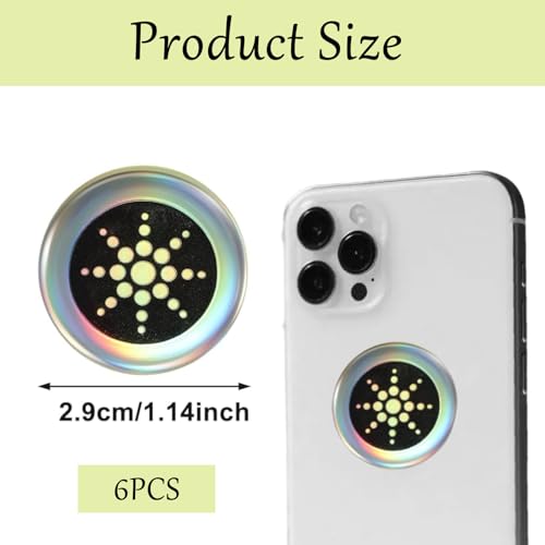 6 Stück Strahlenschutz Handy Aufkleber,Strahlenschutz Handy,EMF Strahlenschutz Handy Aufkleber,Aufkleber Strahlung Abschirmung Sticker,für Computer,Radio,Laptop,Tablet-PC,Fernseher