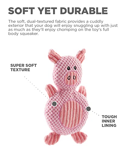 Charming Pet Animates Pig Plush Squeaky Dog Toy #TOP5