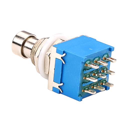 ifundom Foots Witch 9 Pins Pedal Switch Guitar Effect Footswitch Blue Gn311 Guitar Accessory