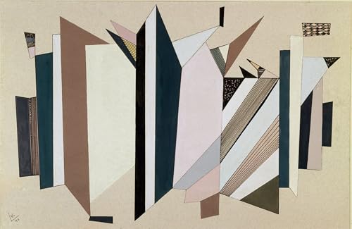 Peinture Vassily Kandinsky pour mur vide salon 60x90