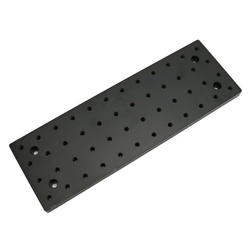 Optical Plate Flat Aluminum Honeycomb Breadboard Experimental Vibration Isolation Platform Workbench M6 Tapped Mounting Holes (100X300X12MM)