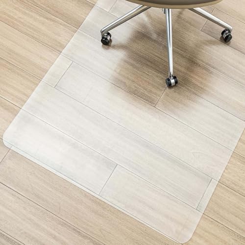 チェアマット 椅子 マット 透明 30x30 50x60 70x120 130x180cm 厚み1.5mm 滑り止め冷蔵庫床マット 床保護マット 大型デスク足元マット デスク下マット フロア/畳/机下/椅子/床暖房対応用(90cm x 160cm)