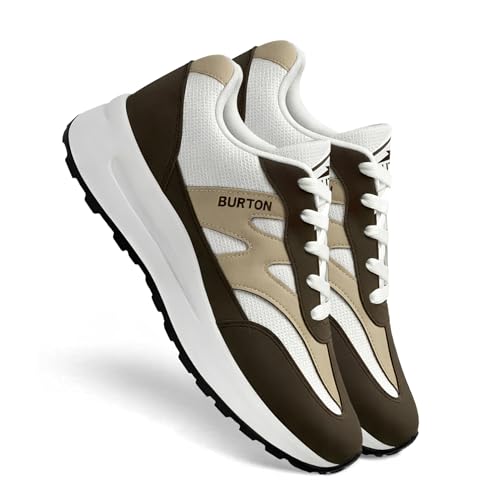 Image of BRUTON Fyrox-617 Men's Running Shoes | Lightweight Sports Shoes for Men | Comfortable Walking Jogging Gym Shoes | Lace-Up Flexible Daily Use Footwear