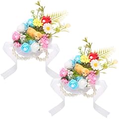 Blue & Pink ,2pcs Wrist Corsage