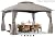ABCCANOPY 10x12 Outdoor Gazebo - Patio Gazebo with Mosquito Netting, Outdoor Canopies for Shade and Rain for Lawn, Garden, Backyard & Deck (Gray)