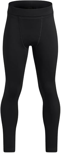 Under Armour Boys' Packaged Base 4.0 Leggings, (001) Black /