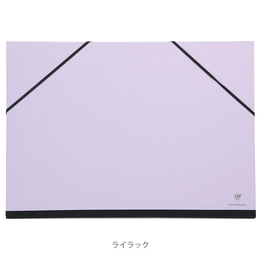 Clairefontaine 144404C teczka na rysunki z gumką 52x72 cm, zielona