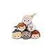:Disney Mini Tsum Tsum Frozen Bundle of 6 Characters: Elsa, Anna, Olaf, Kristoff, Sven, and Prince Hans