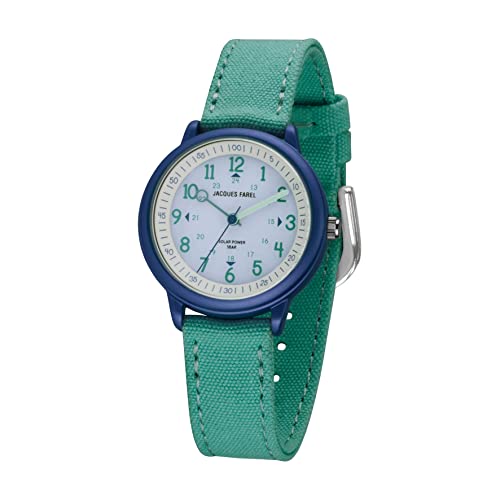 Montre solaire pour enfant de haute qualité JACQUES FAREL ORSO en coton bio durable