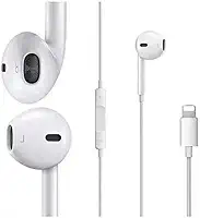 Fone de Ouvido com Fio iphone com Microfone e Controle de Volume Som Estéreo Design Ergonômico Compatível com iPhone e iPad