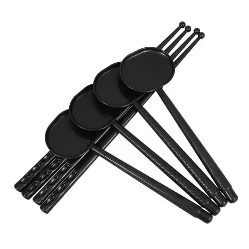 EXQUIMEUBLE Occlusore Oculare per Optometristi e Oftalmologi 8 Pezzi in Plastica Resistente Nero con Paletta per Esame della Vista e Puntatore Manuale per Cliniche, Ospedali e Uso