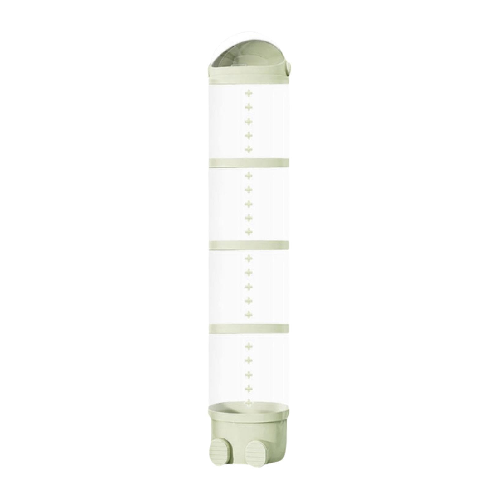 Tubo Organizador de Juguetes de Peluche para Guardar Peluches Contenedor de Muñecos Infantil Cubo Portátil Práctico Fabricado en PP Adecuado, Verde, Individual