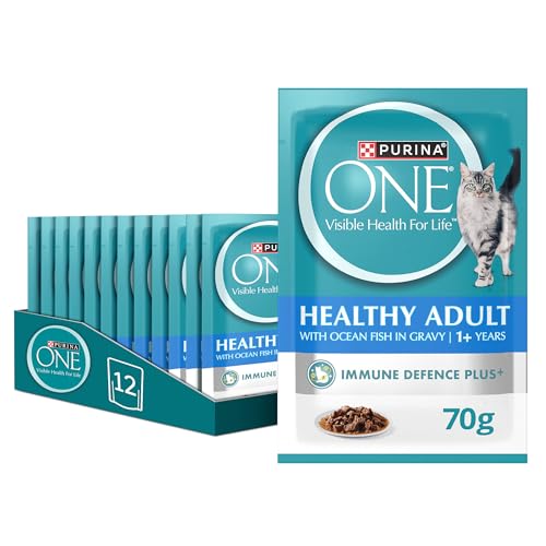 Purina One Wet Cat Healthy Adult with Ocean Fish (70g x 12)