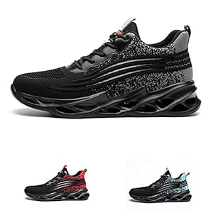 Veiligheidsschoenen Heren Dames S3 Werkschoenen Lichtgewicht Stalen Neus Sneaker Ademende Beschermende Sportieve…