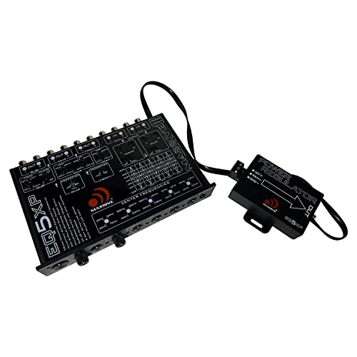 Image of Massive Audio EQ5XP | 5-Band Car Audio Parametric Equalizer with 9V Line Driver, Subwoofer Control & Adjustable Fader - in-Dash EQ for Pro Sound Tuning