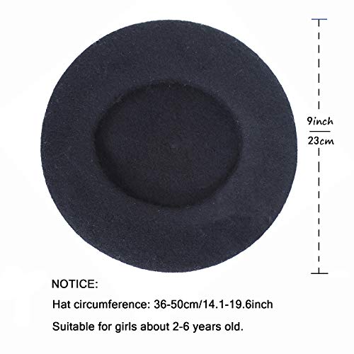 AWAYTR Kids Beret Hats for Girls - Artist French Beret for Toddler Little Girl4