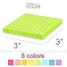 (16 Pack) Lined Sticky Notes 3x3 in Ruled Stickies Super Sticking Power Memo Pads Bright Colors