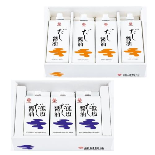 [セット]ふるさと納税_だし醤油500ml 4本入 & 低塩だし醤 油200ml 3ヶ入