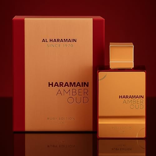 Image of inchAl Haramain Amber Oud Eau De Parfum Spray - Unisex Arabian Perfume for Men & Women | Long-Lasting Fragrance (120ml, Ruby Edition) inch