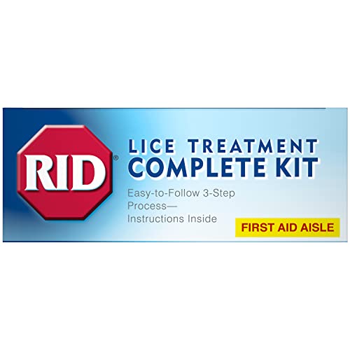 Rid Lice Treatment Complete Kit Includes Fluid Ounces Lice Killing Shampoo 2 Fluid Ounces Lice And Egg Combout Spray Lice Comb And 3 Ounces Home Lice Bedbug Dust Mite Home Spray, 4 Piece Set, 1 Count #TOP3