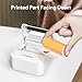 Cooljun Thermal Sticker Paper for D1 Mini Pocket Printer, 3 Rolls Regular Self-Adhesive Thermal Paper 57mm x 2.8m Compatible with All 57mm Pocket Thermal Printer (Orange Green Purple)
