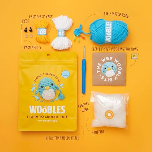 image for The Woobles Crochet Kit for Beginners - Easy Arts and Crafts Knitting 