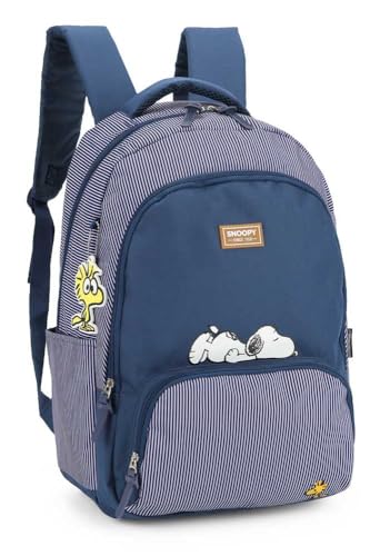 Mochila de Costas Juvenil do Snoopy e e Woodstock Linha Peanuts By Luxcel Ref.46741