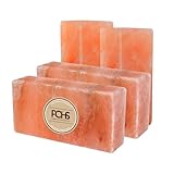 POHS Animal Pink Salt Lick, 8x4x2 100% Natural Salt Chunk, Pack of 4, 22 lbs