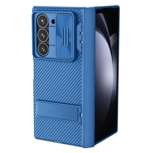 Protection Samsung Galaxy Z Fold 6 pliable et bleue pour regarder vos vidéos en voyage
