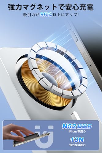 Uzantoo MagSafe対応 Uzantoo モバイルバッテリー 10000mAh の商品画像 3