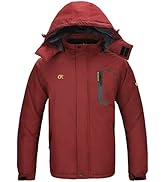 SwissWell Winterjacke Herren Wasserdicht Warm Fleece Skijacke Wandern Winddicht Outdoor jacke Win...