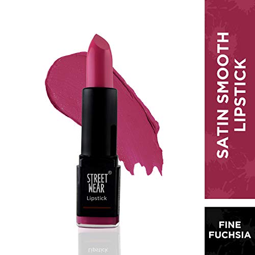Image of Street Wear Satin Smooth Lipstick, Fine Fuchsia, 4.2g