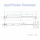 2 Stück Gasdruckfeder, 30N/6.61lb/3Kg, Klappenhalter Hydraulic Gasdruckfeder für Schranktür Kompressionsfeder Druck Weichschließen