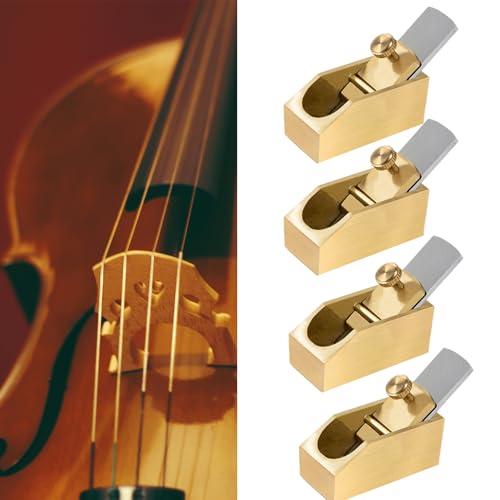 Rabot à pouce en bois à bords plats pour ajustement précis de violon - 7