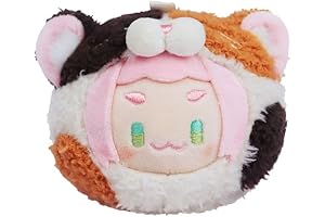 Genshin Impact Diona Teyvat Zoo Themed Plushie Keychain