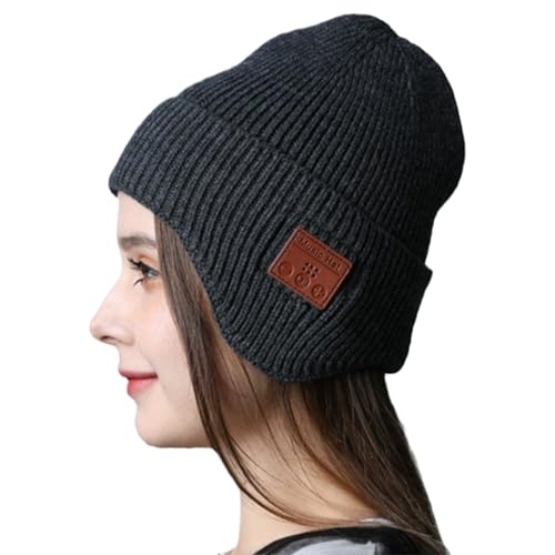 Generico Sombreros de invierno para mujer, gorro inalámbrico con iluminación LED – Sombrero cálido recargable – Apto para senderismo de invierno al aire libre viajes otoñales desplazamiento y libre