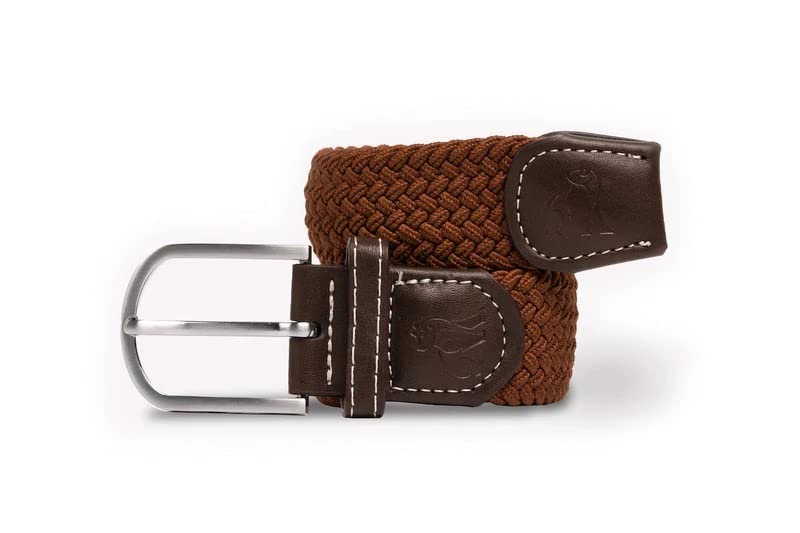 Ceinture réglable tissée recyclée Swole Panda marron en taille S pour un ajustement précis
