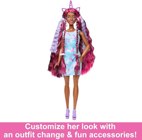 Barbie Fun & Fancy Muñeca con Accesorios de Peinado miniatura 5