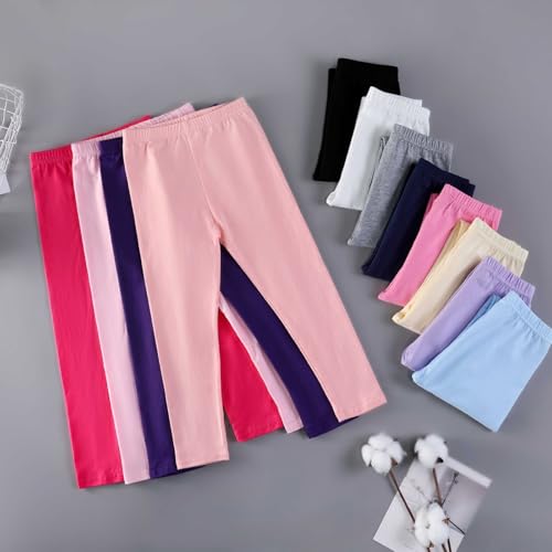 Boys Girls Children Leggings Solid High Waist Tights Pants Cycling Casual Wear Infant Trousers Leggings Tights Pants3