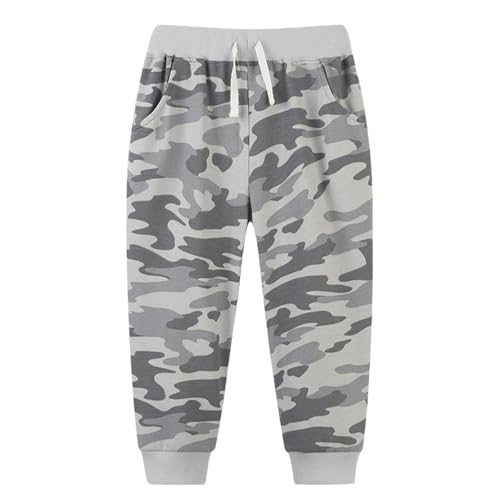 Toddler Boys Sweatpants Camouflage Drawstring Elastic Pull-On Pants Joggers Active Sport Trousers High Waisted Bottoms