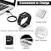 Xininyia 2 Pin Chargers for Da Fit Smart Watch Charger, 2-Pack [Model A + Model B, One fit] 2.8mm Magnetic USB Charging Cable for Smart Watches with The Da Fit app